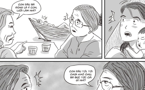 Thấy tôi suốt ngày bế con, cô hàng xóm liền mỉa mai, nào ngờ bị mẹ chồng tôi "đốp" lại một câu khiến cô ấy bẽ mặt