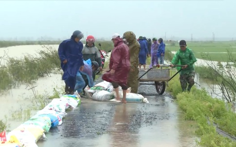 Video: Chính quyền và người dân tại Quảng cùng hộ đê, thoát lũ, nỗ lực giảm thiệt hại do mưa lũ