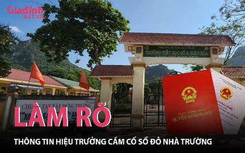 Thực hư thông tin hiệu trưởng cầm cố sổ đỏ nhà trường để trả nợ riêng