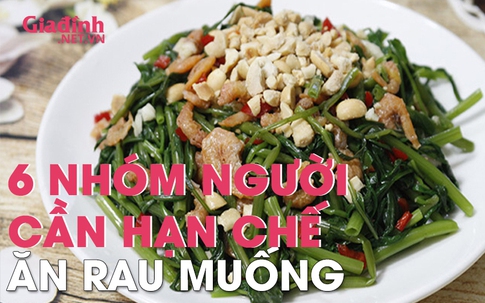 6 nhóm người cần hạn chế ăn rau muống nếu không muốn bệnh trầm trọng hơn