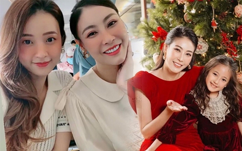 Con gái được khen xinh như thiên thần, Hà Kiều Anh cũng đẹp rực rỡ vững phong độ hoa hậu