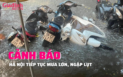 Hà Nội tiếp tục mưa lớn, 11 điểm đen ngập lụt