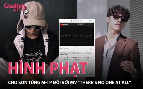 Toàn bộ hình phạt cho Sơn Tùng M-TP đối với MV “There’s no one at all”