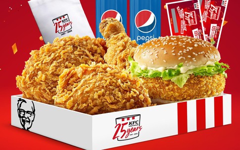 KFC kỷ niệm 25 năm có mặt tại Việt Nam với chuỗi ưu đãi hấp dẫn
