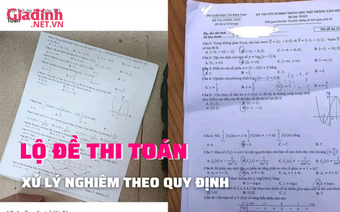 Bộ Công an: Sẽ xử lý thí sinh Đà Nẵng làm lộ đề toán THPT Quốc gia