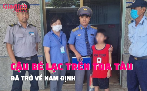 Cháu bé nghi bị bắt cóc lên tàu về Nam đã trở về Nam Định