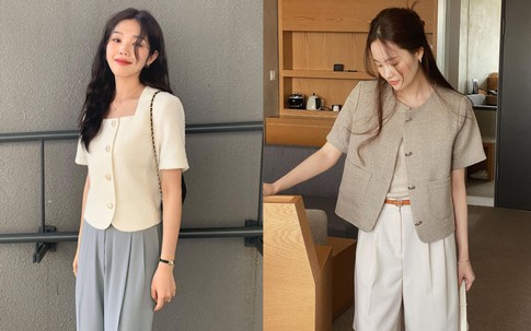Mẫu áo cộc tay gây sốt vì đẹp hơn cả blazer