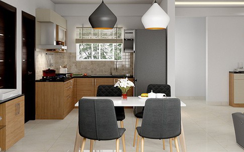 Thiết kế nhà 1 tầng có diện tích 80m2 cho gia đình 4 người