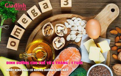 Thực đơn dinh dưỡng cho trẻ từ 6 tháng đến 1 tuổi