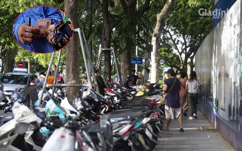 Hà Nội: Bãi trông xe tự phát, ngang nhiên thu giá "trên trời", giăng kín các lối vào phố đi bộ Hoàn Kiếm