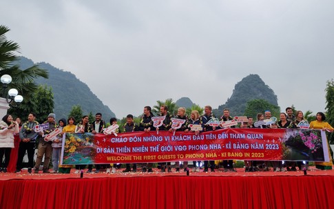 Di sản thiên nhiên thế giới đón những vị khách đầu tiên của năm 2023