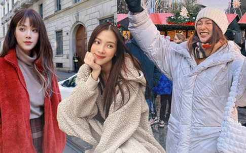 “Ngọc nữ Thái Lan” Baifern phối đồ đông đơn giản mà vẫn đẹp