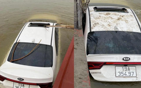 Vụ ôtô Kia Cerato trôi sông Hồng: Đã xác định được nhưng chưa tìm thấy chủ xe 