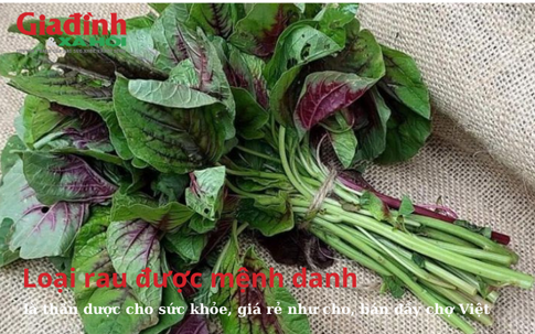 Loại rau là thần dược cho sức khỏe, giá rẻ như cho, bán đầy chợ Việt nhưng không phải ai cũng biết
