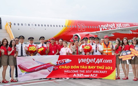 Liên tục nhận tàu bay mới, Vietjet đón tàu bay thứ 101