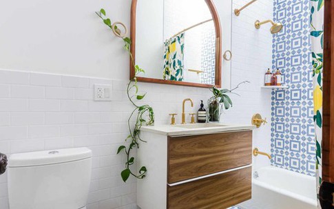 Những căn phòng tắm nhỏ nhưng có thiết kế tiện dụng bất ngờ
