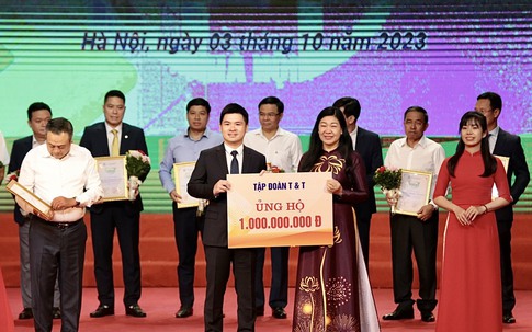 T&T Group ủng hộ 1 tỷ đồng cho Quỹ "Vì người nghèo" thành phố Hà Nội