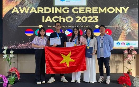 Đội tuyển học sinh Hà Nội giành huy chương vàng tại Olympic Hóa học ứng dụng quốc tế 2023