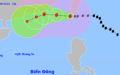 Tin bất ngờ về Bão Koinu cường độ mạnh áp sát Biển Đông