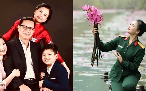 Nam thần màn ảnh 2 vợ chồng đều mang quân hàm Đại tá, là cặp "trai tài gái sắc" hạnh phúc của showbiz Việt