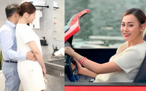 Shark Bình lần đầu công khai ôm vợ bầu, vóc dáng Phương Oanh đã thay đổi rõ rệt khi mang thai đôi