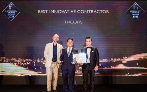 TNCons Vietnam nhận giải thưởng "Nhà thầu xây dựng đổi mới sáng tạo tốt nhất Việt Nam"