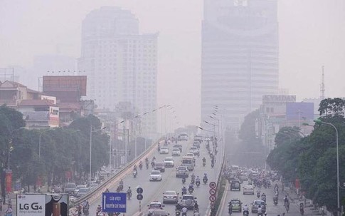 Hà Nội nằm trong top những thành phố lớn chất lượng không khí ô nhiễm nhất trên thế giới