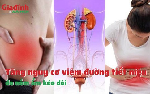 Tăng nguy cơ viêm đường tiết niệu do nồm ẩm kéo dài