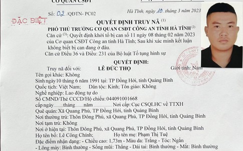 Truy nã đặc biệt đối tượng trong đường dây cá độ 6.000 tỷ đồng