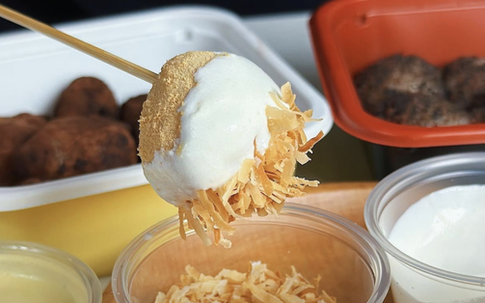 Chị em đã thử làm bánh mochi chấm kem sữa đang "bùng nổ" trên mạng xã hội gần đây chưa?