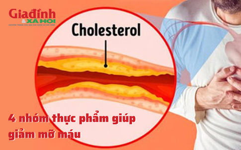 4 nhóm thực phẩm giúp giảm mỡ máu