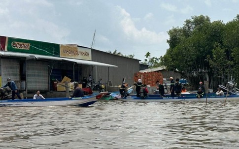 Tìm thấy thi thể thiếu tá công an gặp nạn trên sông