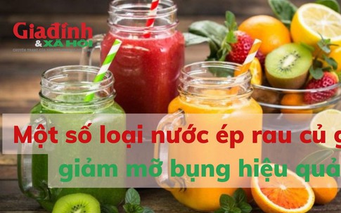 Một số loại nước ép rau củ giúp giảm mỡ bụng hiệu quả