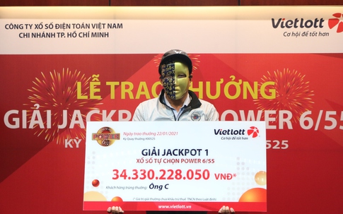 Vietlott lại có người may mắn 'ẵm' giải thưởng tiền tỷ