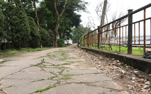 Công viên rộng gần 6.000m2 giữa lòng Thủ đô đang bị 'hoang hóa' xuống cấp nghiêm trọng