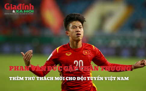 Huấn luyện Philippe Troussier nhận thêm thử thách ở đội tuyển Việt Nam khi Phan Văn Đức gặp chấn thương