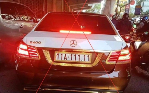 Sự thật xe ô tô Mercedes E400 gắn BKS ngũ quý 1 của Cao Bằng