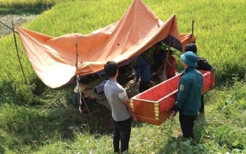 Nghệ An: Người nông dân bị máy gặt lúa lật, đè tử vong