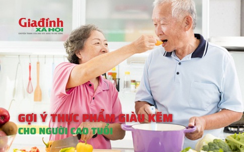 Gợi ý thực phẩm giàu kẽm cho người cao tuổi