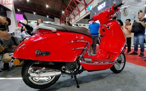 Xe ga mới thiết kế cổ điển đẹp hơn hẳn Vespa mà giá lại rẻ hơn cả Vision, chị em nhìn qua đã "đổ"