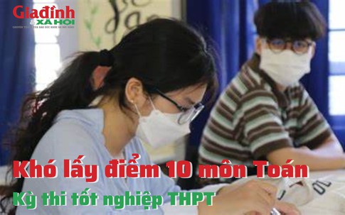 Khó lấy điểm 10 môn Toán Kỳ thi tốt nghiệp THPT