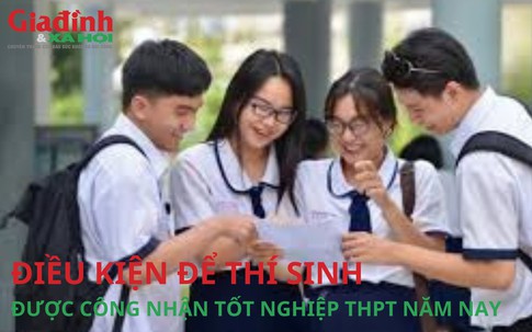 Điều kiện để thí sinh được công nhận tốt nghiệp THPT năm nay