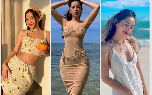 Trầm trồ style đi biển của 'Tỷ tỷ đạp gió' Chi Pu: Không bikini, nửa kín nửa hở vẫn quyến rũ