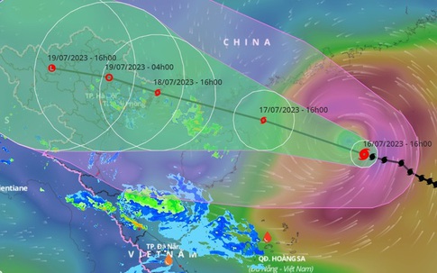 Tin bão khẩn cấp về cơn bão số 1: Giật cấp 14, liên tục mạnh lên, miền Bắc mưa rất lớn trong 3 ngày