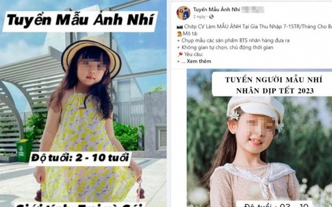 Lừa đảo mới với chiêu tuyển mẫu nhí làm đại diện thương hiệu, nhiều người mất tiền oan