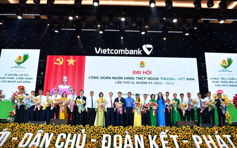 Đại hội Công đoàn Vietcombank lần thứ VI, nhiệm kỳ 2023 - 2028 thành công tốt đẹp