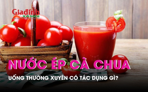 Uống nước ép cà chua có tác dụng gì?