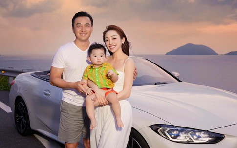 Vợ doanh nhân giàu có của diễn viên Chi Bảo giảm 15kg sau sinh, nhan sắc ngày càng thăng hạng