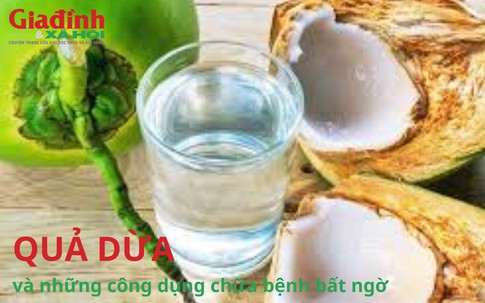 Những công dụng chữa bệnh bất ngờ từ quả dừa