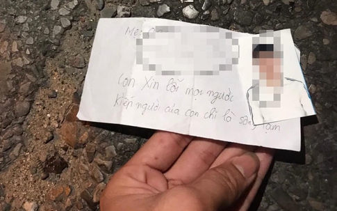 Thanh niên nhảy cầu tự tử để lại mảnh giấy "kiếp người của con chỉ là sống tạm"